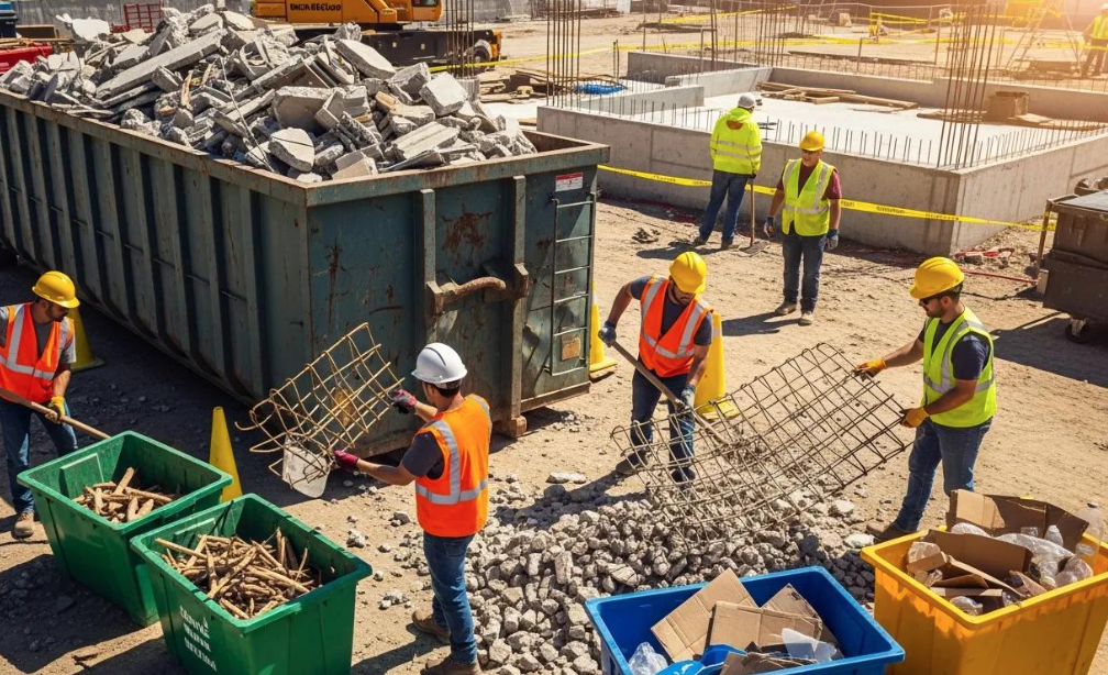 Coordinating Disposal Services Across Multiple Construction Crews